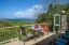 villa deck with ocean view